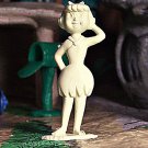 Marx 1961 Flintstones Play Set Betty Rubble, Cream