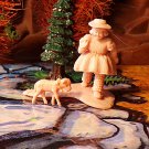 Marx 1950s Mary Had a Little Lamb (w/loose lamb), Pink Marx 1950s Mary Had a Little Lamb (w/loose lamb), Pink