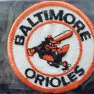 NEW SEALED Baltimore Orioles 2 7/8" Round Embroidered Sew On Patch Vintage