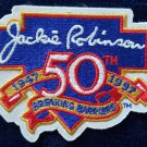 Jackie Robinson 50th Anniversary Breaking Barriers Official MLB Patch 1947-1997