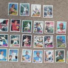 Vintage Lot of 34 1989 TOPPS ORIGINAL MLB Baseball Cards W/4 HALL OF FAMERS Vintage Lot of 34 1989 TOPPS ORIGINAL MLB Baseball Cards W/4 HALL OF FAMERS
