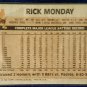 TOPPS 1983 RICK MONDAY LOS ANGLES DODGERS #63