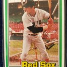 DONRUSS CARL YASTRZEMSKI BOSTON RED SOXS 1981 #214 HoF