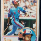 TOPPS 1983 AL OLIVER  MONTREAL EXPOS #420