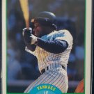 SCORE 1989 RICKEY HENDERSON NEW YORK YANKEES #70 HoF