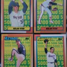 TOPPS 1990 LOT OF 4 NOLAN RYAN THROUGH THE YEARS 1965-1989 NEW MINT⚾ HoF
