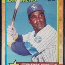 TOPPS 1990 GREG VAUGHN MILWAUKEE BREWERS #57 ROOKIE CARD