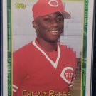 TOPPS 1994 FUTURE STAR CALVIN "POKEY" REESE CINCINNNATI REDS #278 ROOKIE CARD