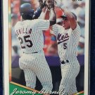 TOPPS 1994 JEROMY BURNITZ NEW YORK METS #122 ROOKIE CARD