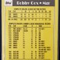 TOPPS 1990 BOBBY COX ATLANTA BRAVES #23T HoF