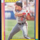 TOPPS 1990 CARLOS BAERGA CLEVELAND INDIANS #6T ROOKIE CARD