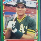 FLEER 1987 JOSE CANSECO OAKLAND ATHLETICS #19 BASEBALL CARD STICKER FLEER 1987 JOSE CANSECO OAKLAND ATHLETICS #19 BASEBALL CARD STICKER