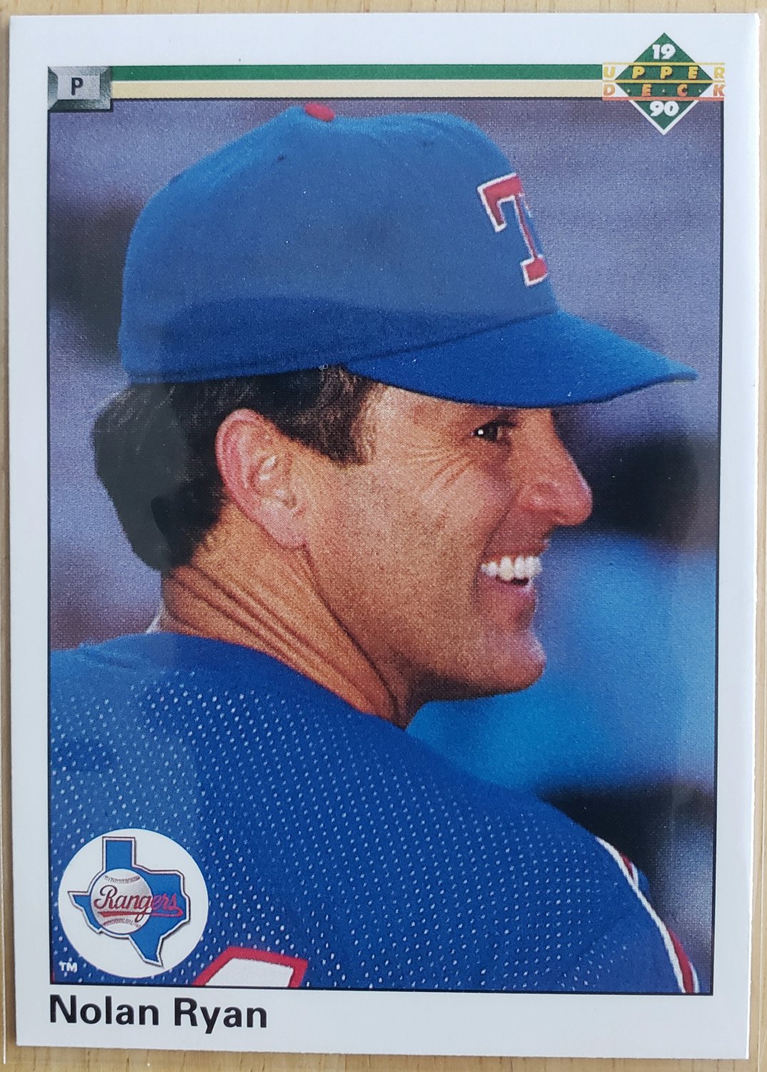 UPPER DECK 1990 NOLAN RYAN TEXAS RANGERS #544 HoF