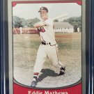 PACIFIC 1990 EDDIE MATHEWS MILWAUKEE BRAVES #66 HOF PACIFIC 1990 EDDIE MATHEWS MILWAUKEE BRAVES #66 HOF
