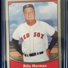 PACIFIC 1990 BILLY HERMAN BOSTON RED SOX #30 HOF