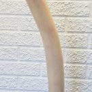CUSTOM ABSTRACT ART FAUX ELEPHANT TUSK WOOD CARVING 31"