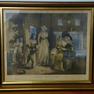 " A VISIT TO THE BOARDING SCHOOL" GEORGE MORLAND WILLIAM WARD ENGRAVER 12"X14"