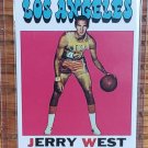 TOPPS 1971-72 JERRY WEST LOS ANGELES LAKERS #50 HOF THE LOGO