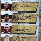 SIGNATURE EDITION QUADRUPLE SIGNATURES BRYANT JOHNSON JAMES BIRD HOF #03