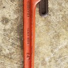 VINTAGE RIDGID 24 INCH HEAVY DUTY ALLOY STEEL B54 PIPE WRENCH MADE IN USA