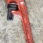 VINTAGE RIDGID 18" HEAVY DUTY ALLOY STEEL E18 OFF SET PIPE WRENCH MADE IN USA