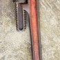 VINTAGE 18 INCH HEAVY DUTY ALLOY STEEL PIPE WRENCH MADE IN USA