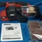 SKIL BELT SANDER 7510 3"X18" W/9 80 GRIT SANDING BELTS COMBO