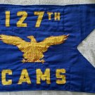 VINTAGE US AIR FORCE GUIDON 127TH CAMS DEFENCE PERSONAL SUPPORT CENTE #7166-73 VINTAGE US AIR FORCE GUIDON 127TH CAMS DEFENCE PERSONAL SUPPORT CENTE #7166-73