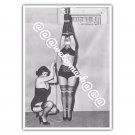 Bettie Page Bound & Gagged Photo 1950s Pin-Up Rope Pulley Stretching Bondage