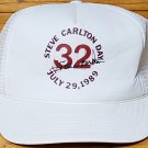 VINTAGE NEW SGA STEVE CARLTON DAY 32 JULY 29 1989 MESH BACK SNAP "LEFTY"