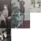 VINTAGE LOT OF 4 BLACK & WHITE COLOR BDSM ROPE TIE PHOTOS