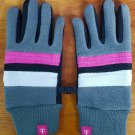 NEW T-MOBILE TUESDAY TOUCH SCREEN WINTER MANGENTA GREY GLOVES