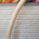 REALISM FAUX ART ELEPHANT TUSK WOOD XLARGE 42" HEAVY 7LB CARVING MARBLE LOOK BASE