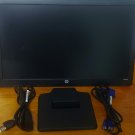 HP W2071D A3M48A Black 20 in LED Backlit LCD Monito