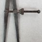 Vintage Lutz 6" Spring Type Divider Machinist Tool