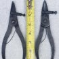 VINTAGE LOT 2 SNAP RING PILERS WALDES TRUARC NO.4 & VACO NO.3 7" USA