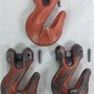 LOT 3 Midland Forge 659225 Clevlok Hook #10 Cradle Grab 3/8" 7100 lb Alloy 8 LOT 3 Midland Forge 659225 Clevlok Hook #10 Cradle Grab 3/8" 7100 lb Alloy 8