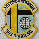 VINTAGE US AIR FORCE 305TH AIR RESCUE & RECOVERY SQUADRON "ANYTIME ANYWHERE"