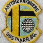 VINTAGE US AIR FORCE 305TH AIR RESCUE & RECOVERY SQUADRON "ANYTIME ANYWHERE"