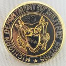 VINTAGE US AIR FORCE MICHIGAN DEPARTMENT OF MILITARY AFFAIRS 20YR DMA PINBACK VINTAGE US AIR FORCE MICHIGAN DEPARTMENT OF MILITARY AFFAIRS 20YR DMA PINBACK
