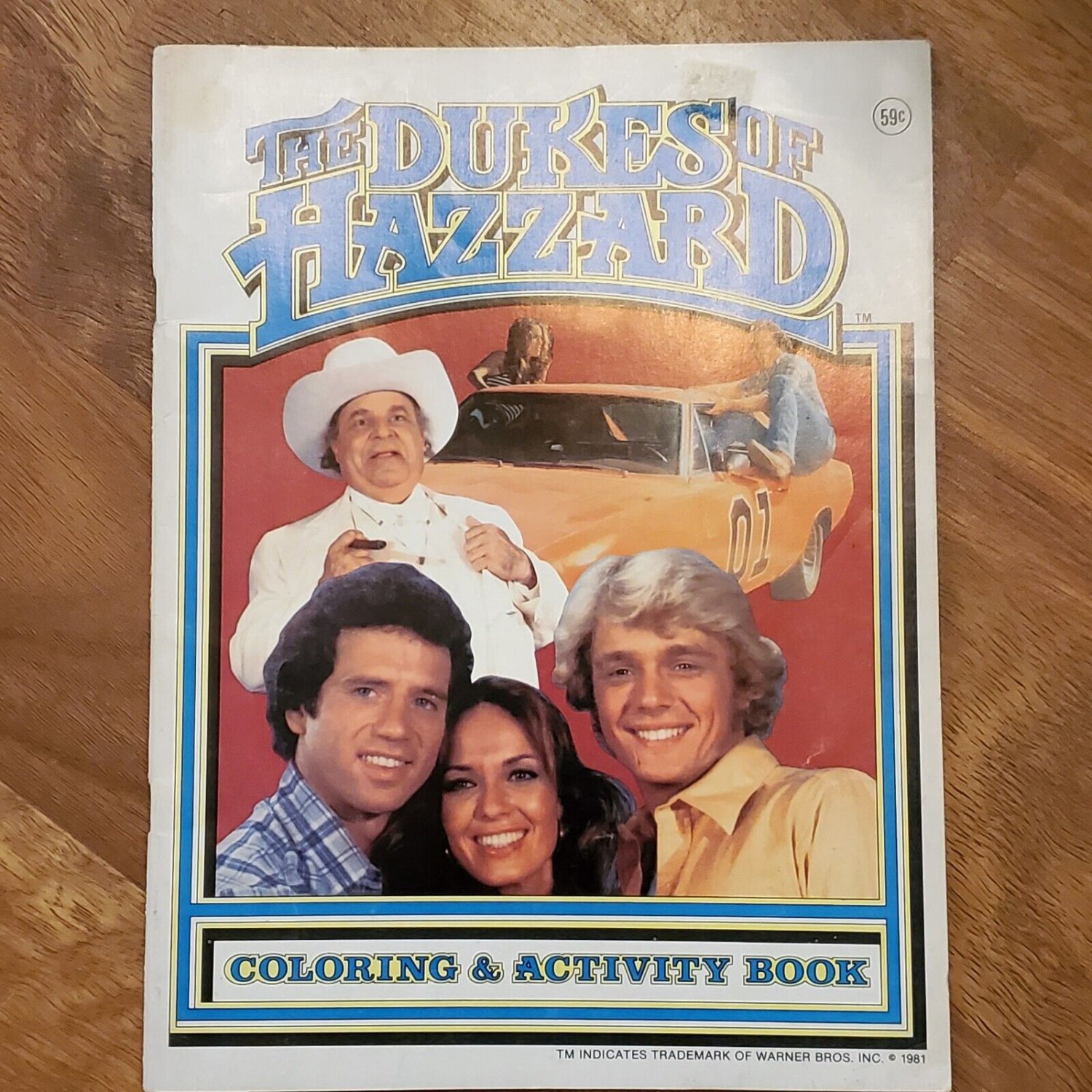 Vintage 1981 VINTAGE The Dukes of Hazzard Coloring & Activity Book