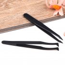Forceps Curved Straight Tip Plastic Tweezers