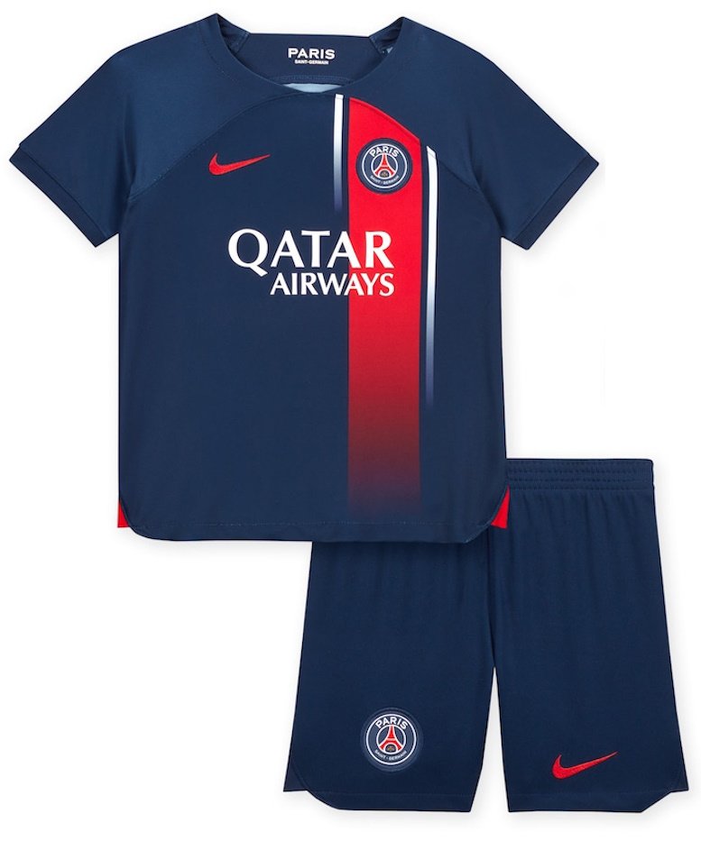 MBAPPE 7 Paris Saint Germain Kids Home Shirt Jersey Kit 2324 Youth