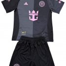 Kids Inter Miami Away Shirt Jersey Kit 25-26 Youth Soccer Football 2025-2026