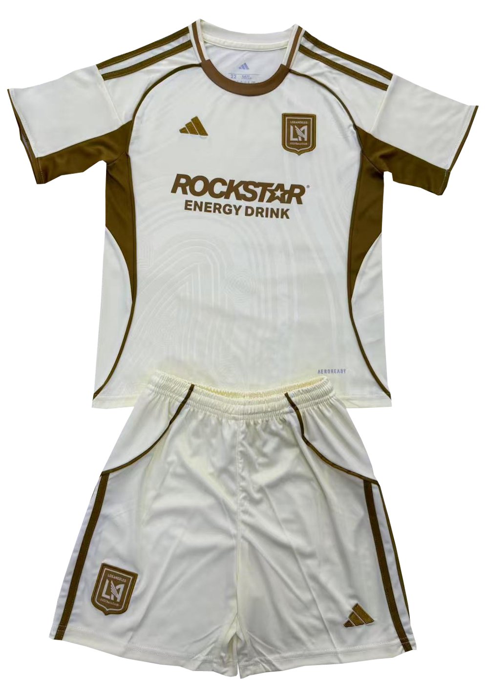 Kids Los Angeles LAFC Pre-Match Shirt Jersey Kit 25-26 Youth Soccer Football 2025-2026