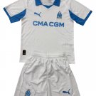 Kids Olympique Marseille Home Shirt Jersey Kit 25-26 Youth Soccer Football 2025-2026