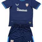 Kids Athletic Bilbao Away Shirt Jersey Kit 25-26 Youth Soccer Football 2025-2026