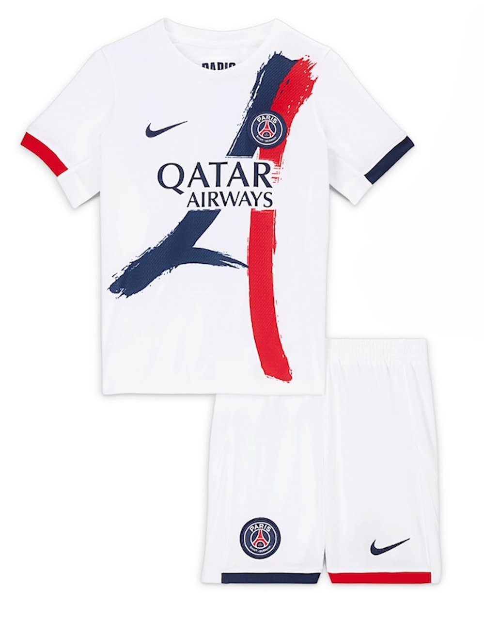 Kids Paris Saint Germain Away Shirt Jersey Kit 25-26 Youth Soccer Football 2025-2026