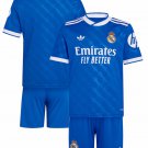 Kids Real Madrid 3rd Third Shirt Jersey Kit 25-26 Youth Soccer Football 2025-2026