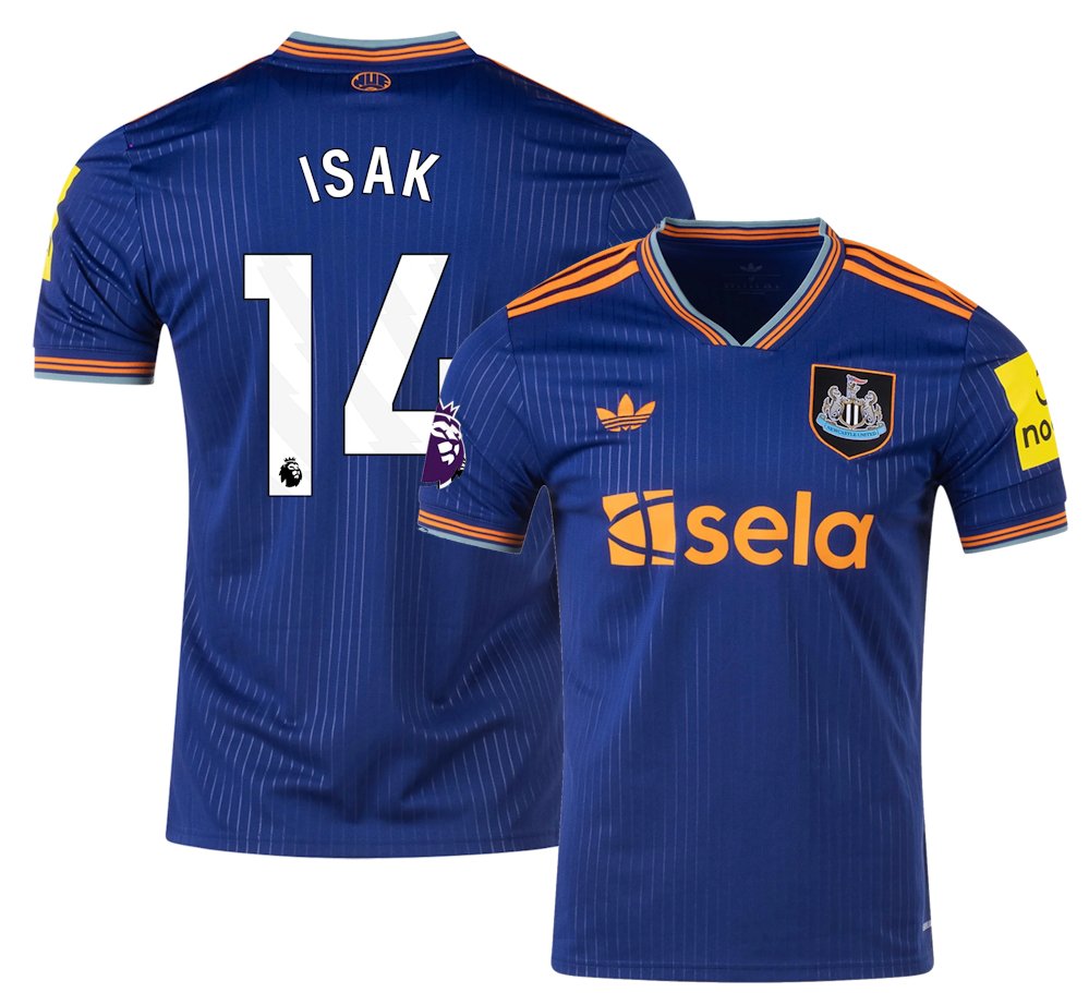ISAK #14 Newcastle United Men 3rd Third Shirt Jersey 25-26 Soccer Football 2025-2026